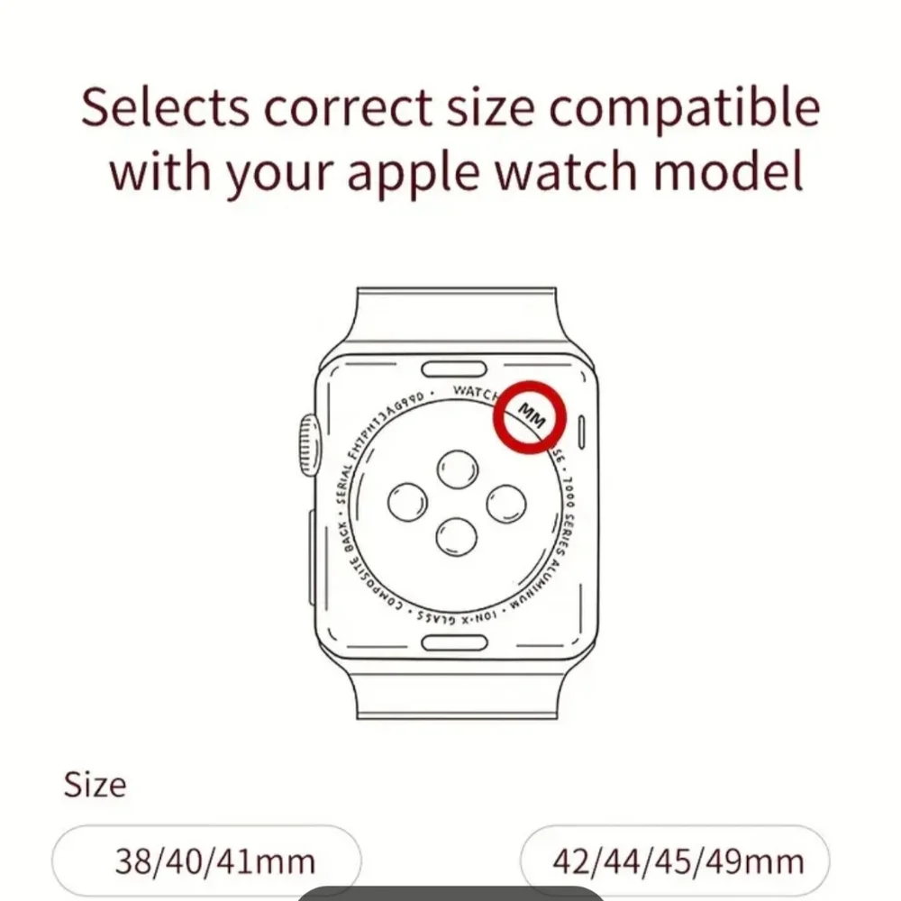 Two Apple Watch Nylon Elastic Bands. 38mm, 40mm, 41mm
